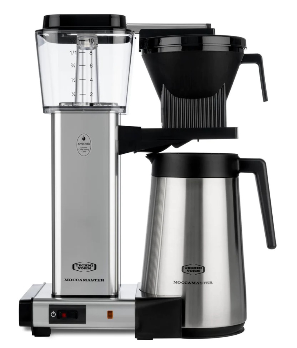 Kaffebryggare Thermo Automatic Silver - Moccamaster i gruppen Te & Kaffe / Brygga kaffe / Kaffebryggare hos KitchenLab (1649-16796)
