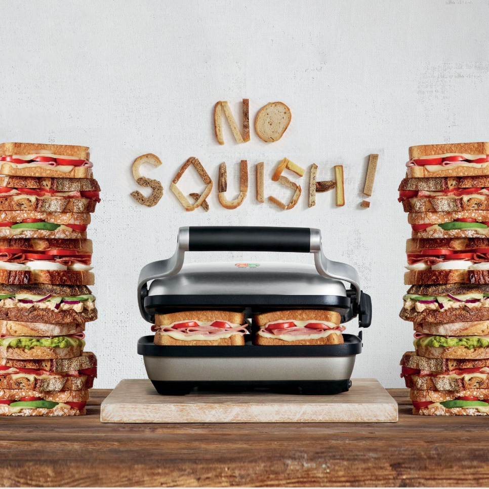 Smörgåsgrill, The Perfect Press, Rostfri - Sage