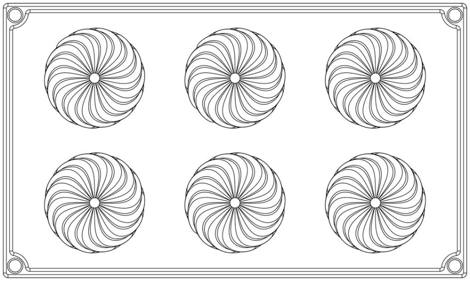 Silikonform, Black, Twist, 30SIL506 - Martellato
