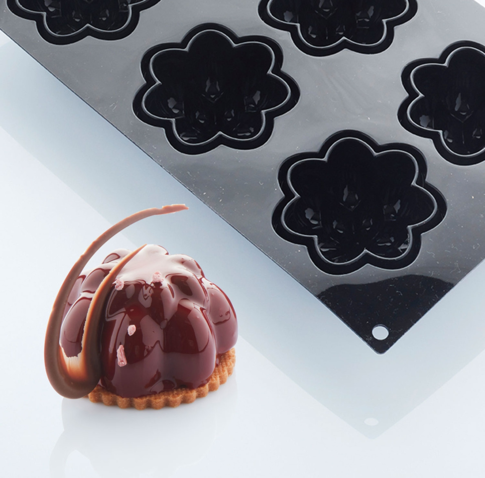 Silikonform, Black, Dahlia, 30SIL518 - Martellato Silikonform, Black, Dahlia, 30SIL518 - Martellato
