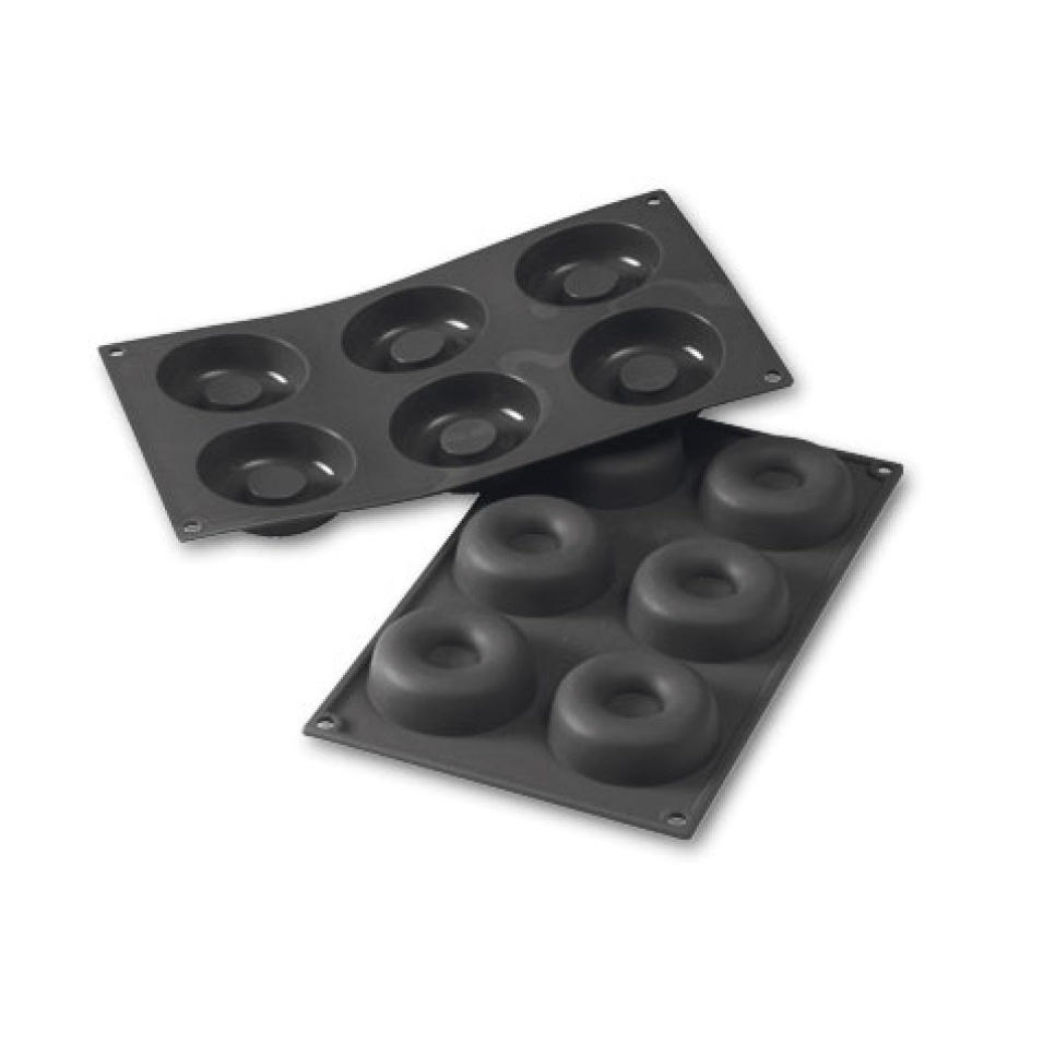 Silikonform SF012, Savarin, 6 st 72 x 23 mm - Martellato i gruppen Bakning / Bakformar / Silikonformar hos KitchenLab (1710-32735)