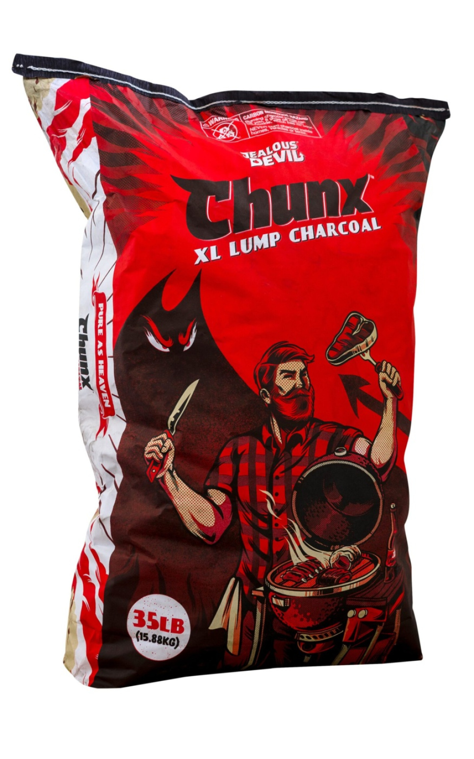 Grillkol, Chunx XL - Hardwood Lump Charcoal, 15,88kg - Jealous Devil