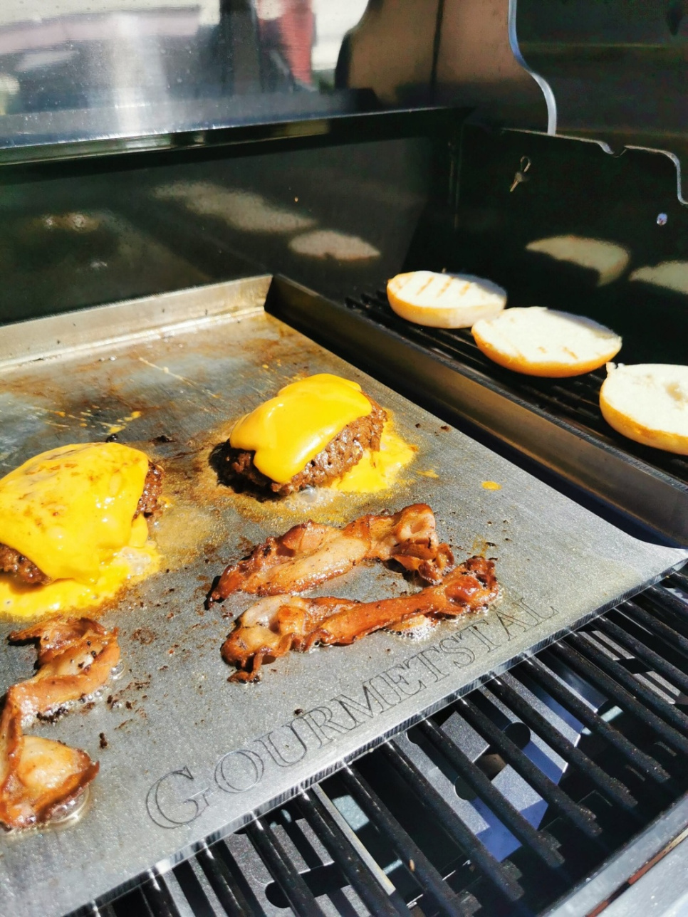 Pizzastål med kant (stekbord) - Gourmetstål