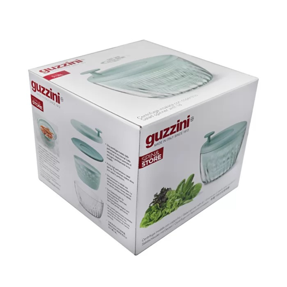 Salladsslunga Spin & Store, vit - Guzzini
