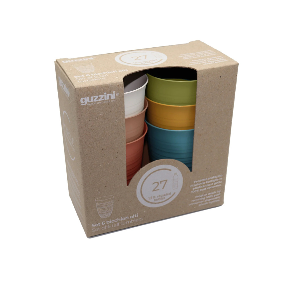 Dricksglas i plast, 35 cl, 6-pack, Tierra - Guzzini