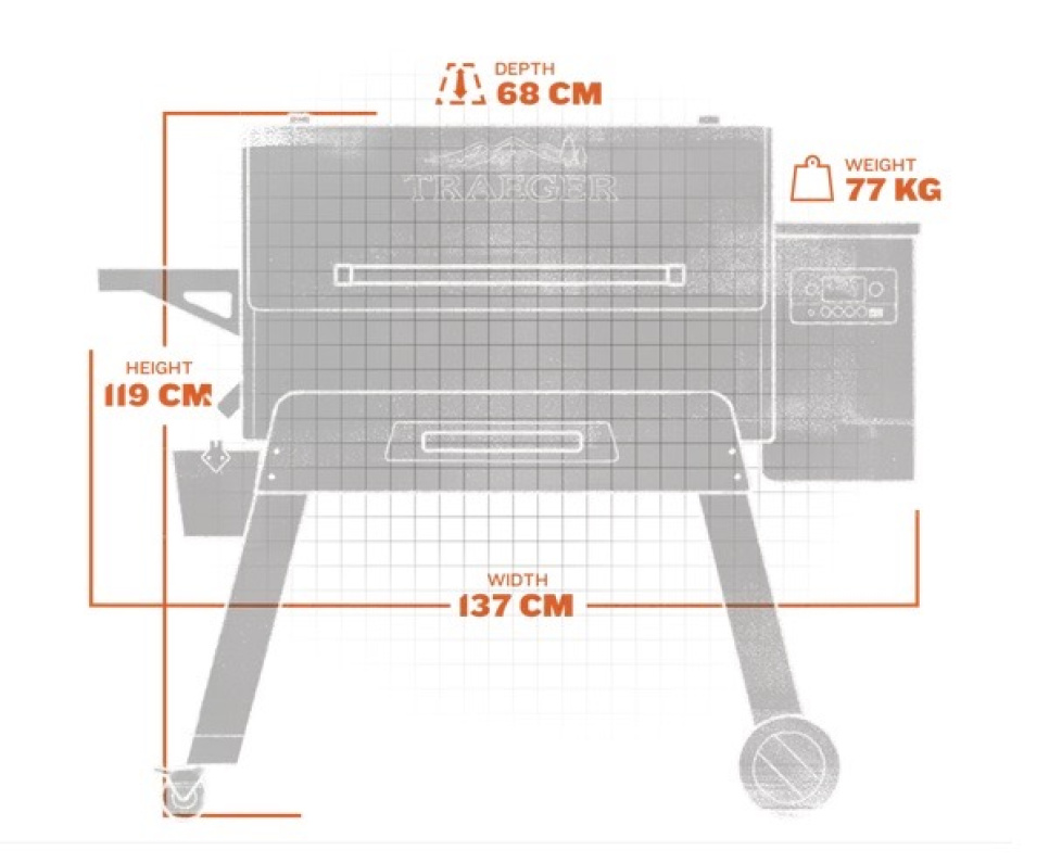 BBQ Smoker Pelletsgrill, Ironwood D2 - Traeger BBQ Smoker Pelletsgrill, Ironwood D2 - Traeger