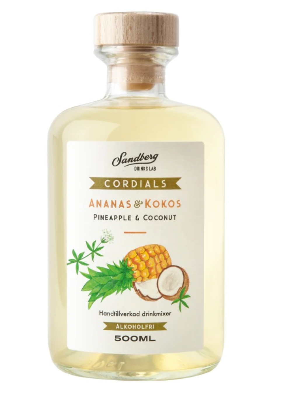 Cordials, Ananas & kokos - Sandberg Drinks Lab i gruppen Bar & Vin / Barutrustning / Övrig barutrustning hos The Kitchen Lab (1821-27047)