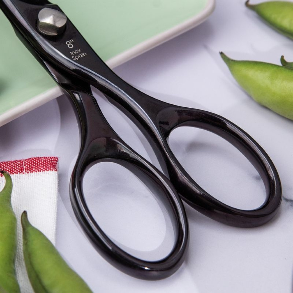 Kökssax 20 cm, Chef, svart - 3 Claveles