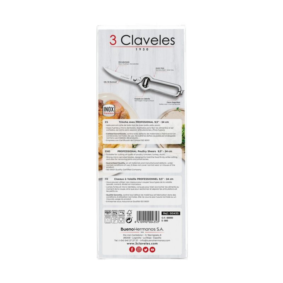 Professionell fågelsax med fjäder - 3 Claveles