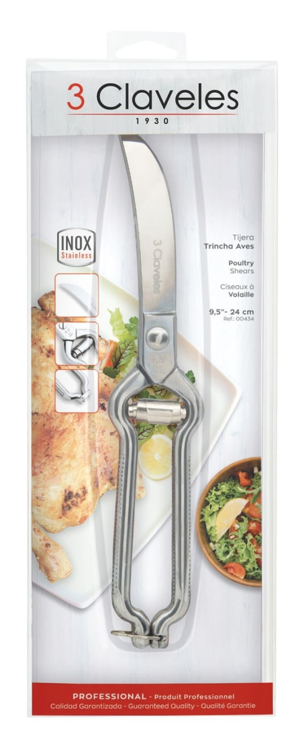 Fågelsax med fjäder - 3 Claveles