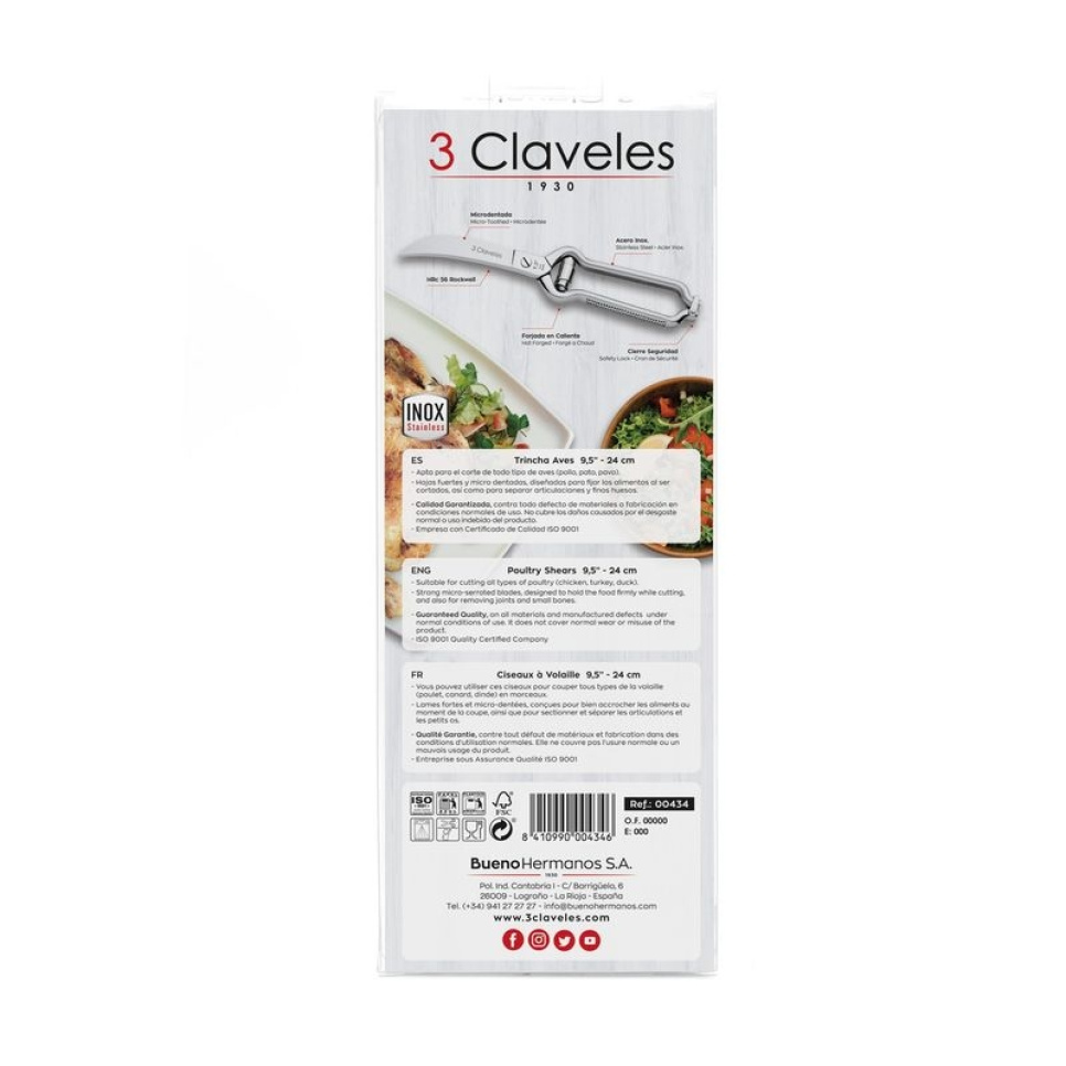 Fågelsax med fjäder - 3 Claveles