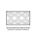 Silikonform FR049, oval savarin 6st - Pavoni