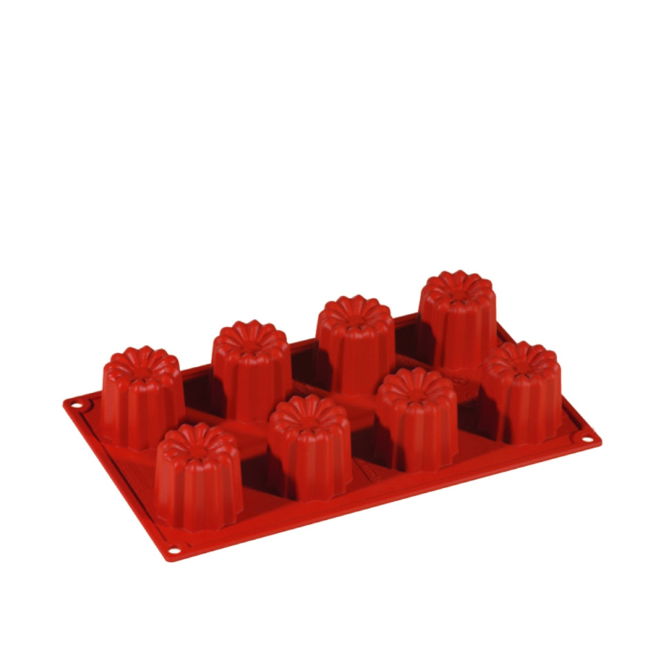 Silikonform FR032, canelé 8st - Pavoni i gruppen Bakning / Bakformar / Silikonformar hos The Kitchen Lab (1827-20857)