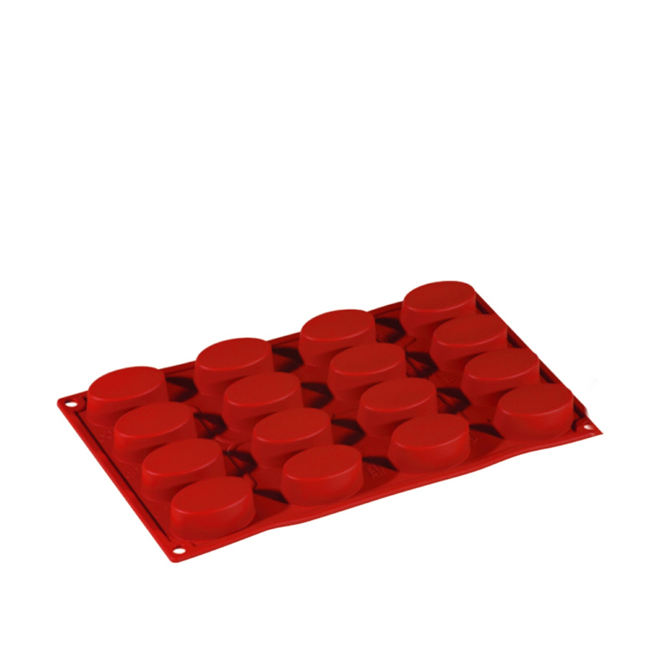 Silikonform FR009, liten oval 16st - Pavoni i gruppen Bakning / Bakformar / Silikonformar hos KitchenLab (1827-20859)
