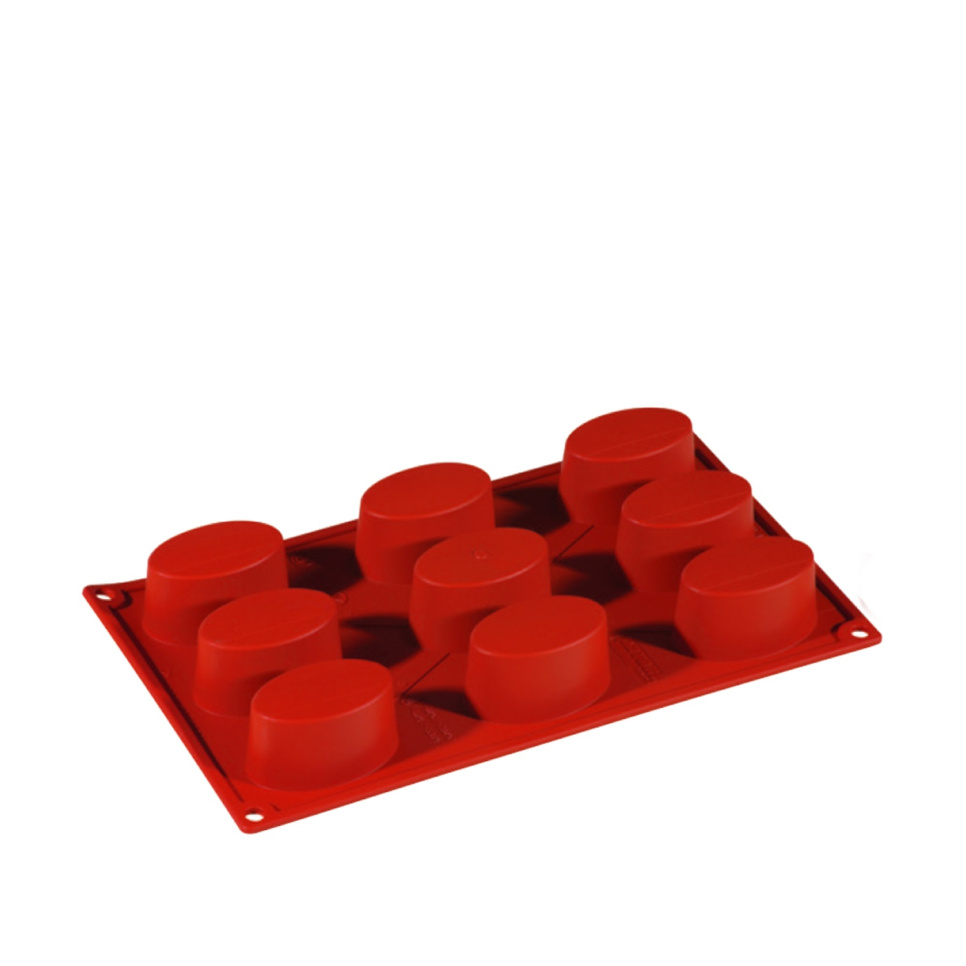 Silikonform FR041, oval 9st - Pavoni i gruppen Bakning / Bakformar / Silikonformar hos The Kitchen Lab (1827-20860)
