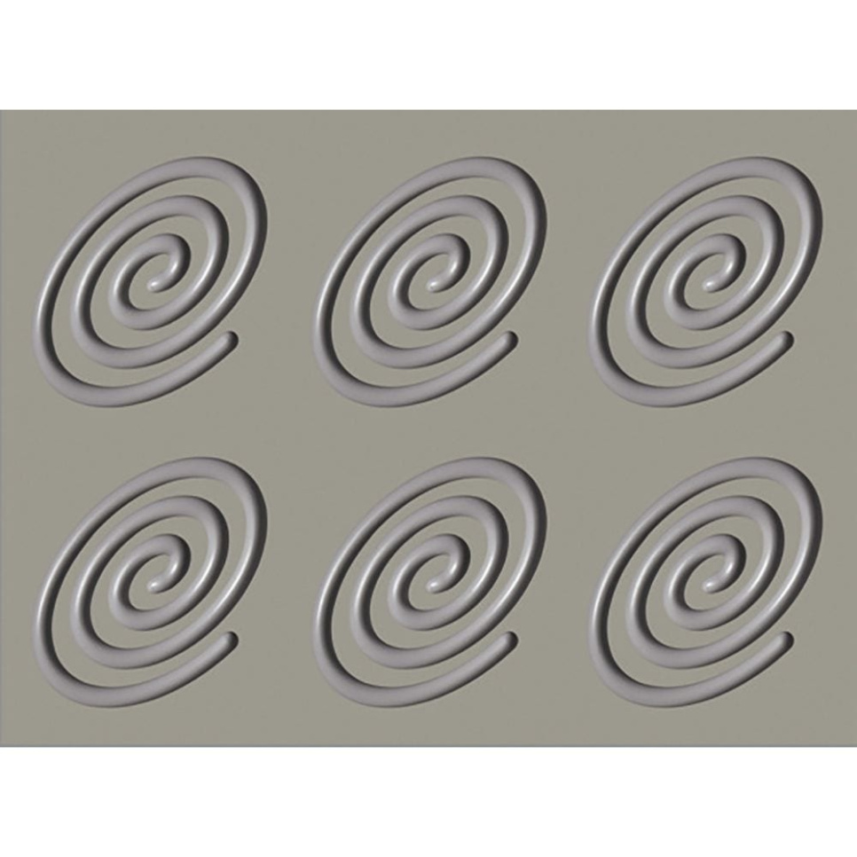 Silikonform GG010, Oval spiral, Gourmand 40x30cm - Pavoni i gruppen Bakning / Bakformar / Silikonformar hos The Kitchen Lab (1827-22279)