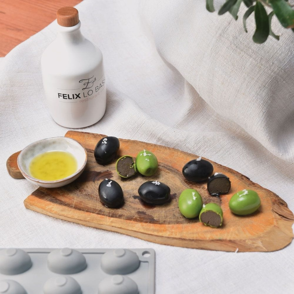 Silikonform GG012, Oliv, Gourmand 30x17,5cm - Pavoni Silikonform GG012, Oliv, Gourmand 30x17,5cm - Pavoni