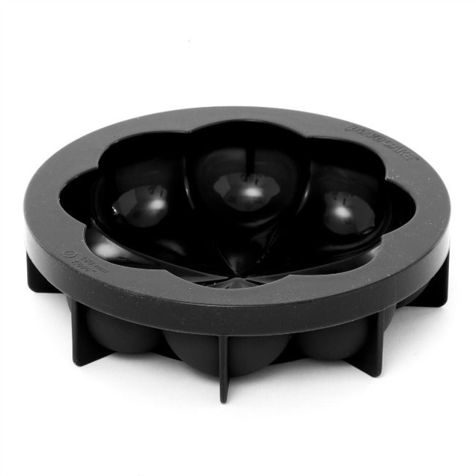 Tårtform i silikon 3D Cake, KE015, Bombée, ø18cm - Pavoni
