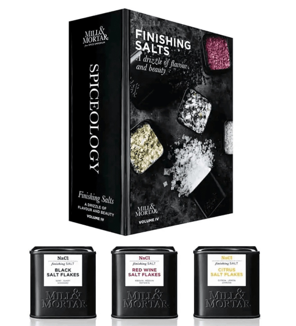 Flingsalt, set med olika salter - Mill & Mortar i gruppen Matlagning / Kryddor & Smaksättare hos KitchenLab (1840-25328)