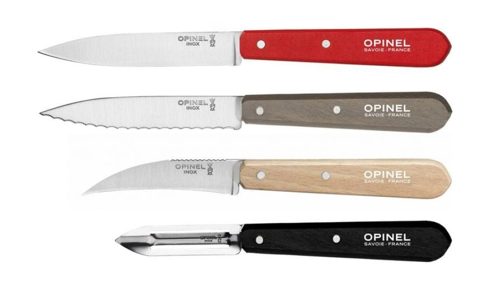 Knivset i fyra delar, Loft, Essentials - Opinel i gruppen Matlagning / Köksknivar / Knivset hos The Kitchen Lab (1861-22652)