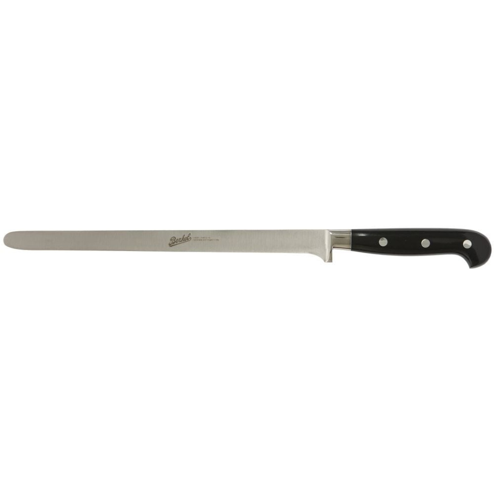 Skinkkniv, 26 cm, Adhoc Glossy Svart - Berkel i gruppen Matlagning / Köksknivar / Lax- & skinkknivar hos KitchenLab (1870-23934)