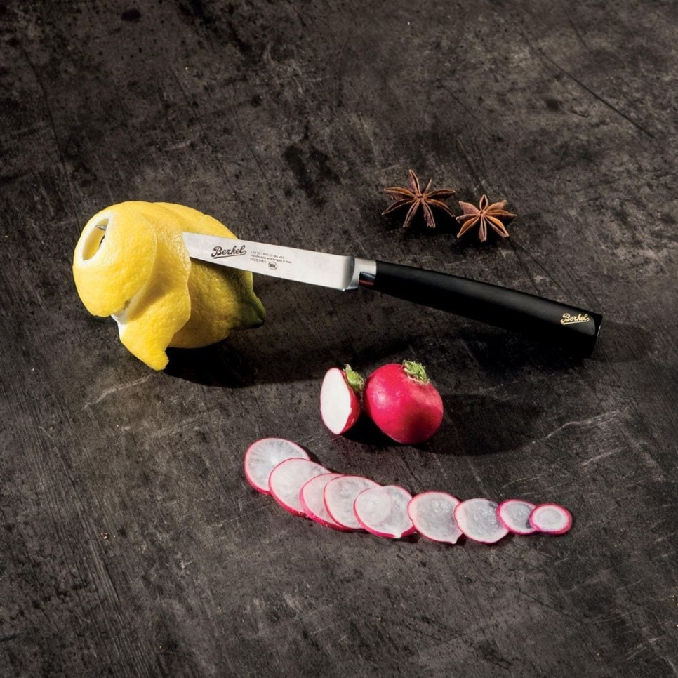 Urbeningskniv, 16 cm, Elegance Glossy Svart - Berkel