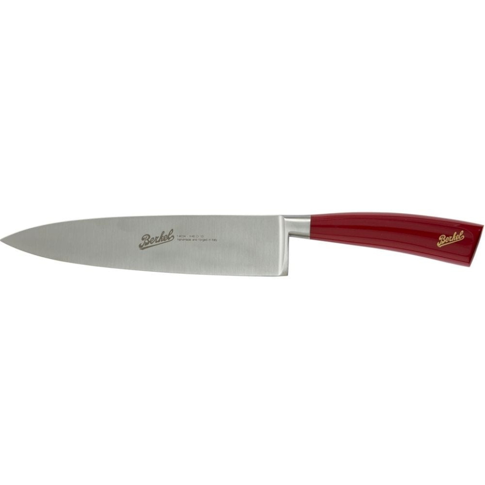 Kockkniv, 20 cm, Elegance Röd - Berkel i gruppen Matlagning / Köksknivar / Kockknivar hos KitchenLab (1870-23962)
