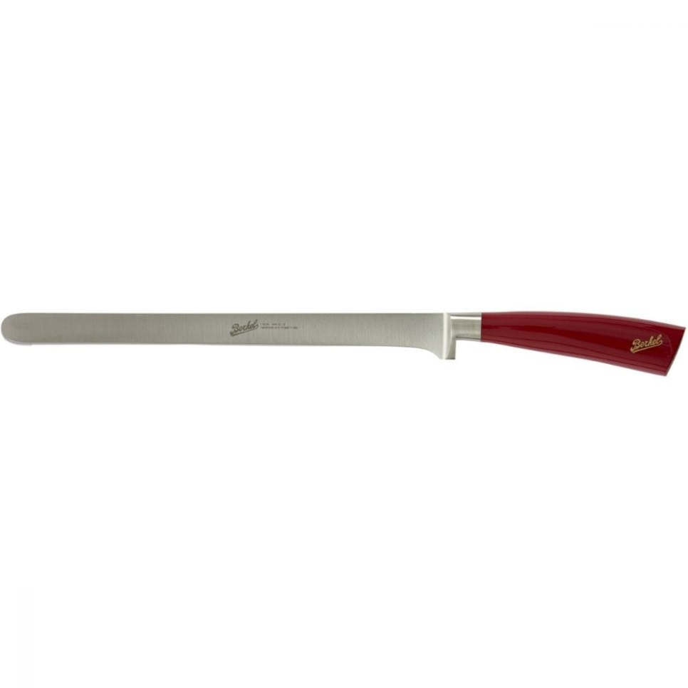 Skinkkniv, 26 cm, Elegance Röd - Berkel i gruppen Matlagning / Köksknivar / Lax- & skinkknivar hos The Kitchen Lab (1870-23967)