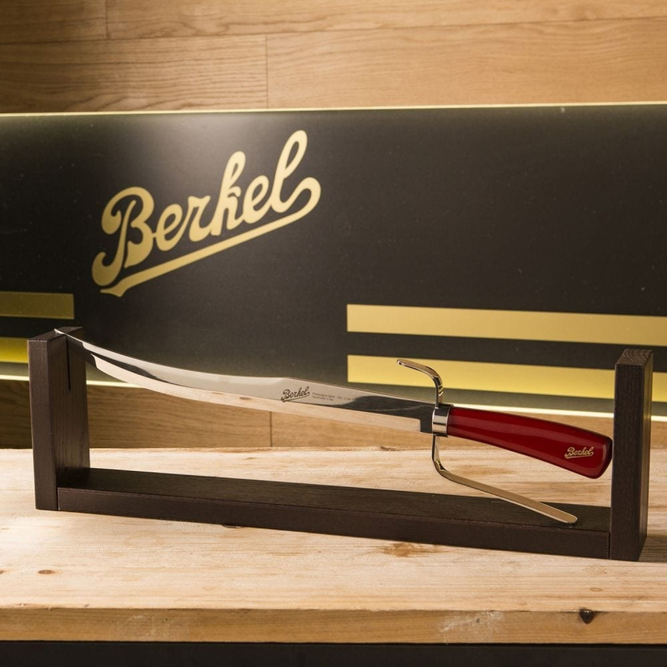 Champagnesabel med trästativ, 52 cm, Elegance Röd - Berkel