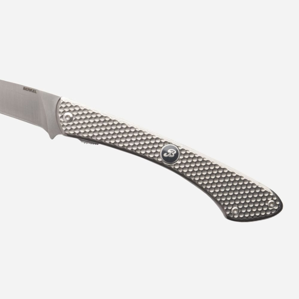 Fällkniv, 12 cm, med polerat titanhandtag - Berkel