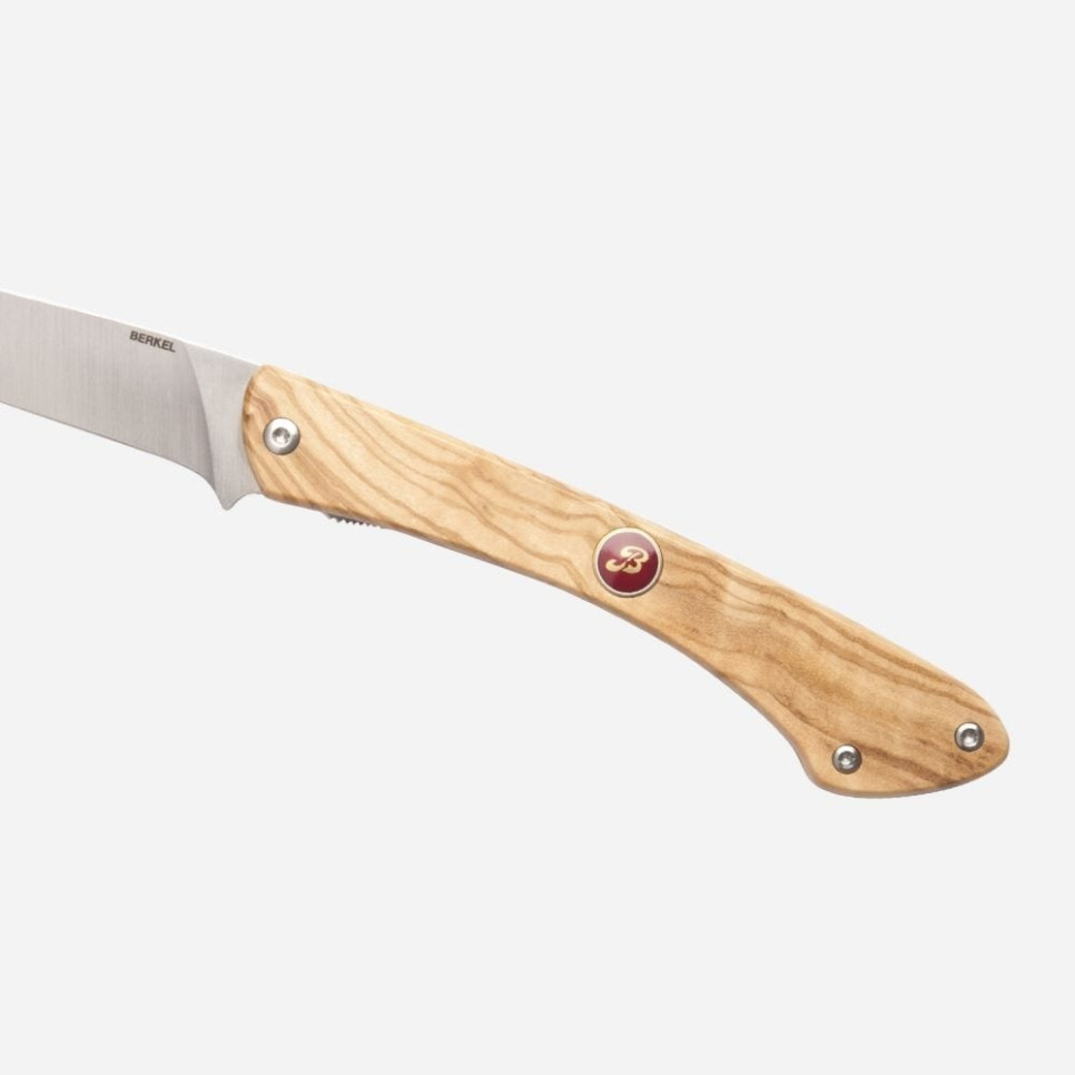 Fällkniv, 12 cm, med handtag i olivträ - Berkel