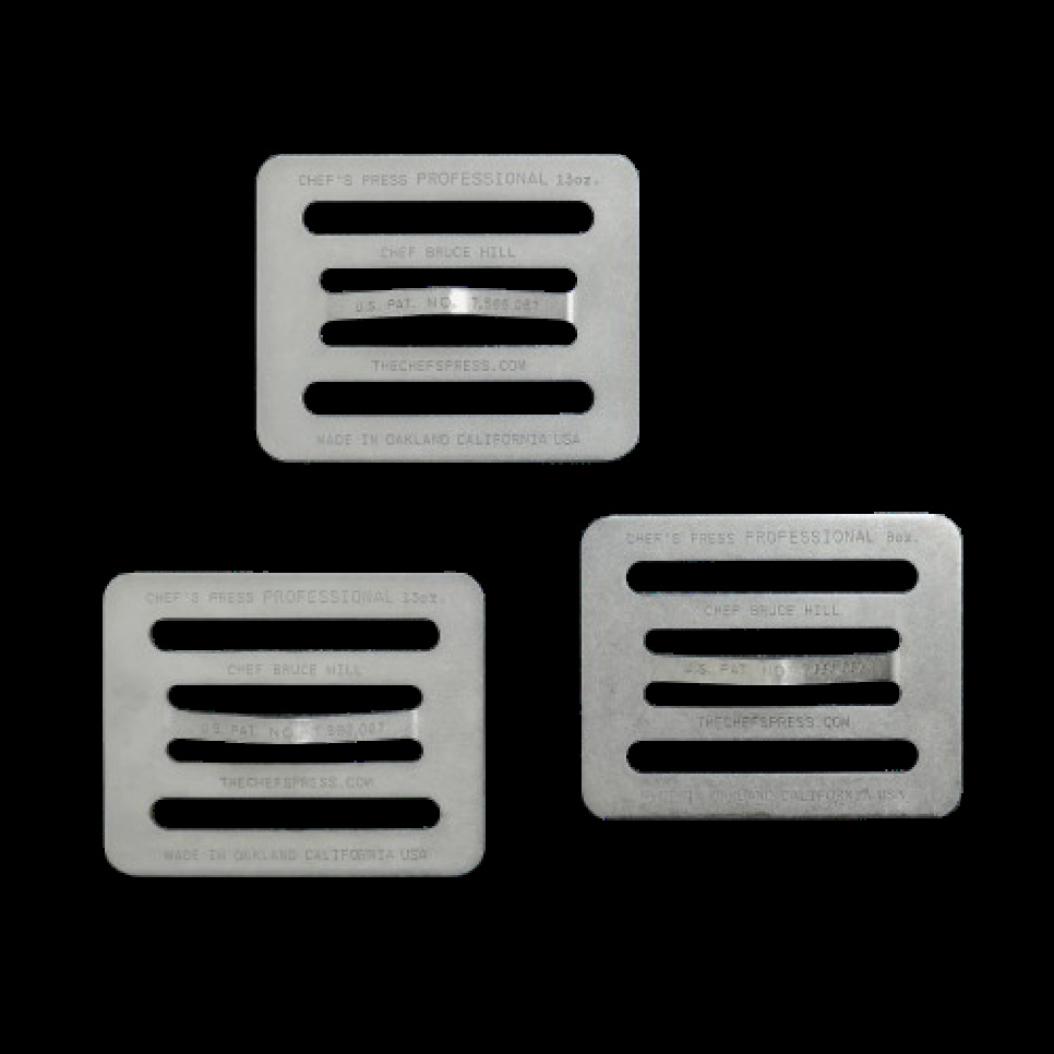 Stekvikt, startkit i 3 delar - The Chef\'s Press™ i gruppen Matlagning / Köksredskap / Pressar & stötar hos The Kitchen Lab (1891-33257)