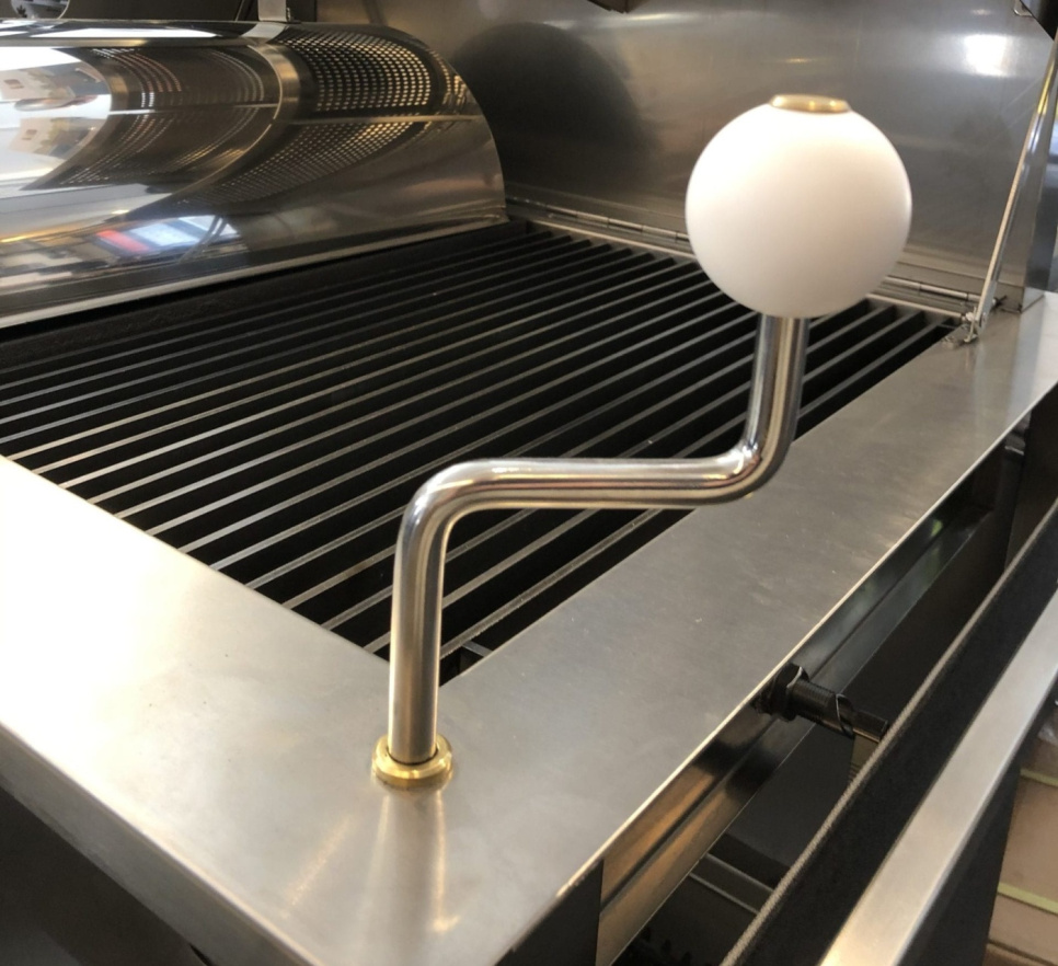 Kolgrill, rostfritt stål - Mälarögrillen