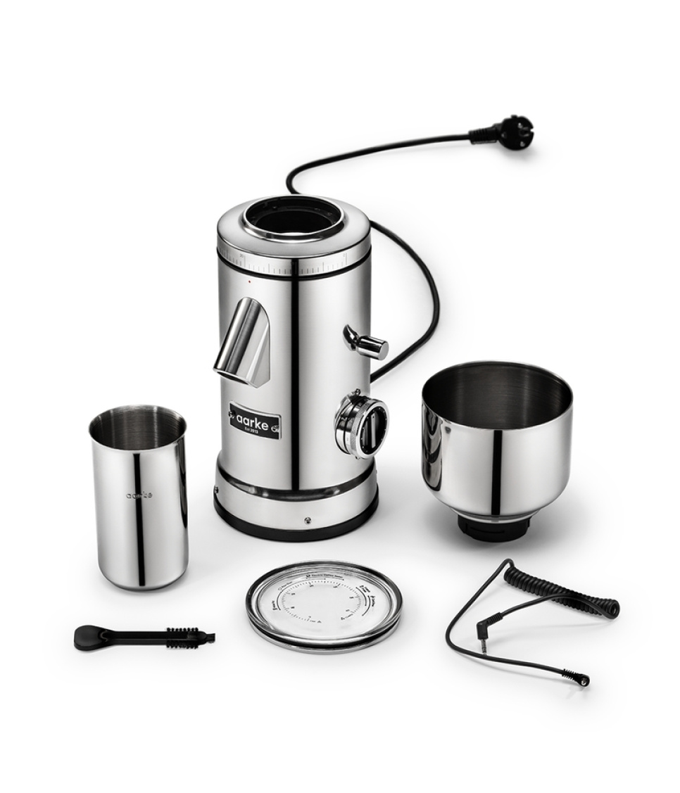 Kaffekvarn med platta malskivor - Aarke