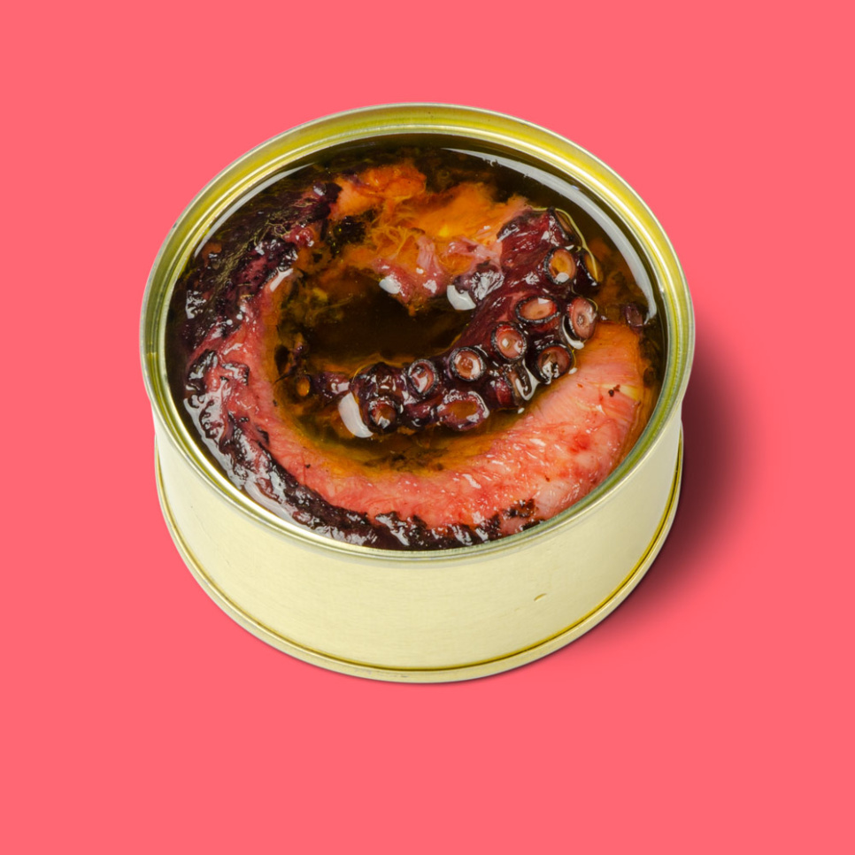 Pulpoarm i olivolja, 90g - Conservas Braseadas Güeyu Mar