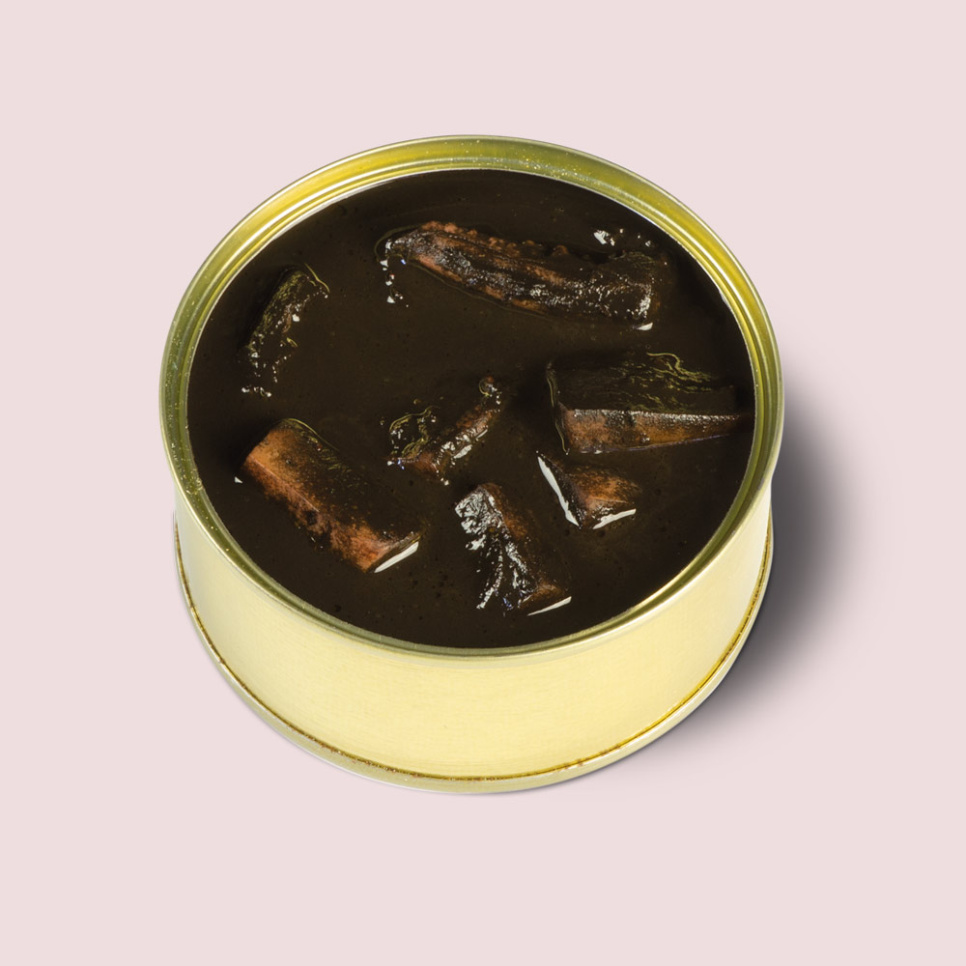 Calamares i bläckfiskbläck, 90g - Conservas Braseadas Güeyu Mar