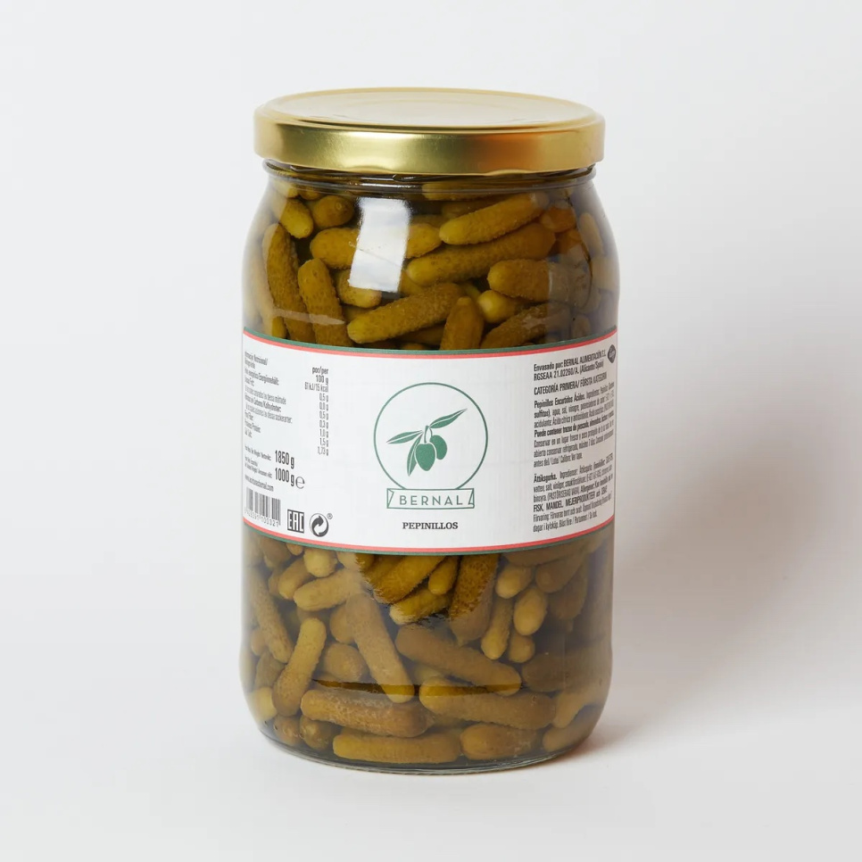 Cornichons / Pepinillos , 1,1 kg - Bernal i gruppen Matlagning / Kolonial hos The Kitchen Lab (1971-32721)