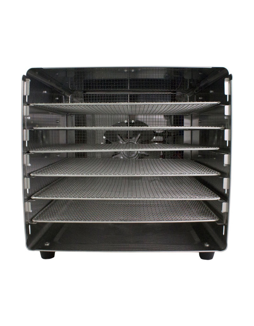 Torkskåp Mini DH02 i rostfritt stål med touchdisplay, 6 brickor - Byzoo