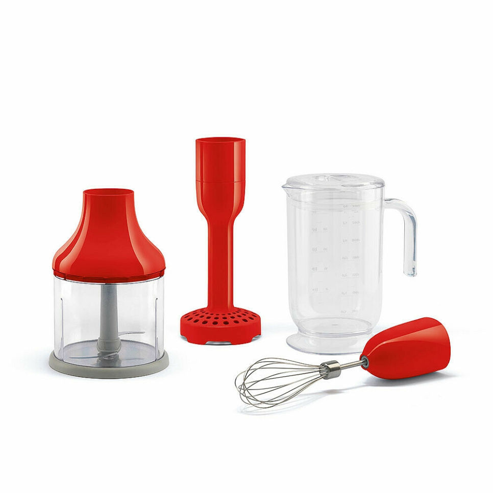 Tillbehörsset till Stavmixer, Röd - Smeg i gruppen Köksmaskiner / Blanda & Hacka / Stavmixers hos The Kitchen Lab (1984-24904)