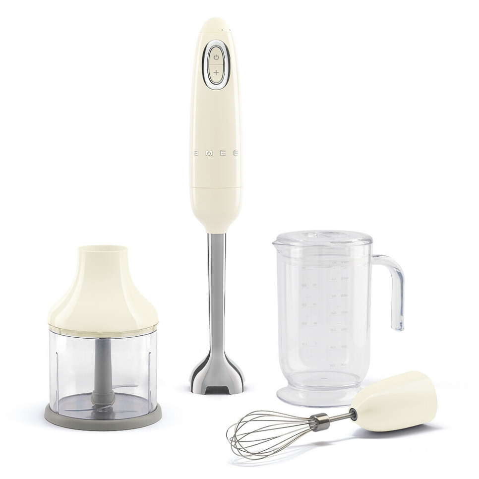 Stavmixer med tillbehörskit, Creme - Smeg i gruppen Köksmaskiner / Blanda & Hacka / Stavmixers hos KitchenLab (1984-24906)
