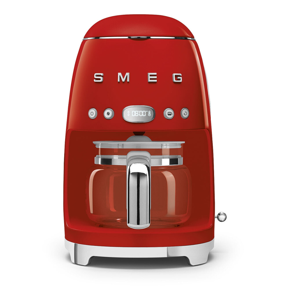 Kaffebryggare, Röd - Smeg i gruppen Te & Kaffe / Brygga kaffe / Kaffebryggare hos The Kitchen Lab (1984-24945)