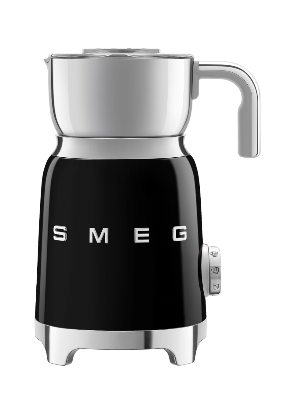 Mjölkskummare, Svart - Smeg i gruppen Te & Kaffe / Kaffetillbehör / Mjölkskummare hos KitchenLab (1984-24966)