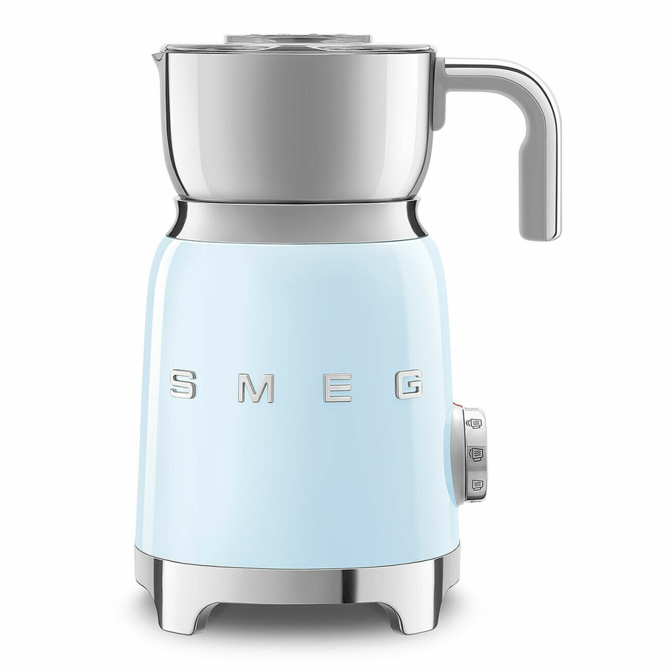 Mjölkskummare, Pastellblå - Smeg i gruppen Te & Kaffe / Kaffetillbehör / Mjölkskummare hos The Kitchen Lab (1984-24968)