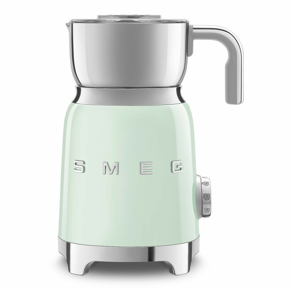 Mjölkskummare, Pastellgrön - Smeg i gruppen Te & Kaffe / Kaffetillbehör / Mjölkskummare hos The Kitchen Lab (1984-24969)