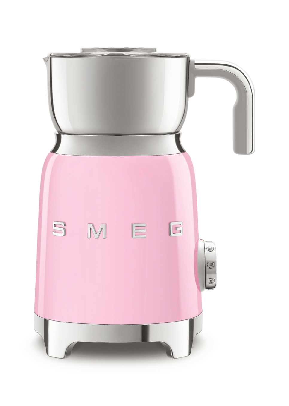 Mjölkskummare, Rosa - Smeg i gruppen Te & Kaffe / Kaffetillbehör / Mjölkskummare hos The Kitchen Lab (1984-24970)