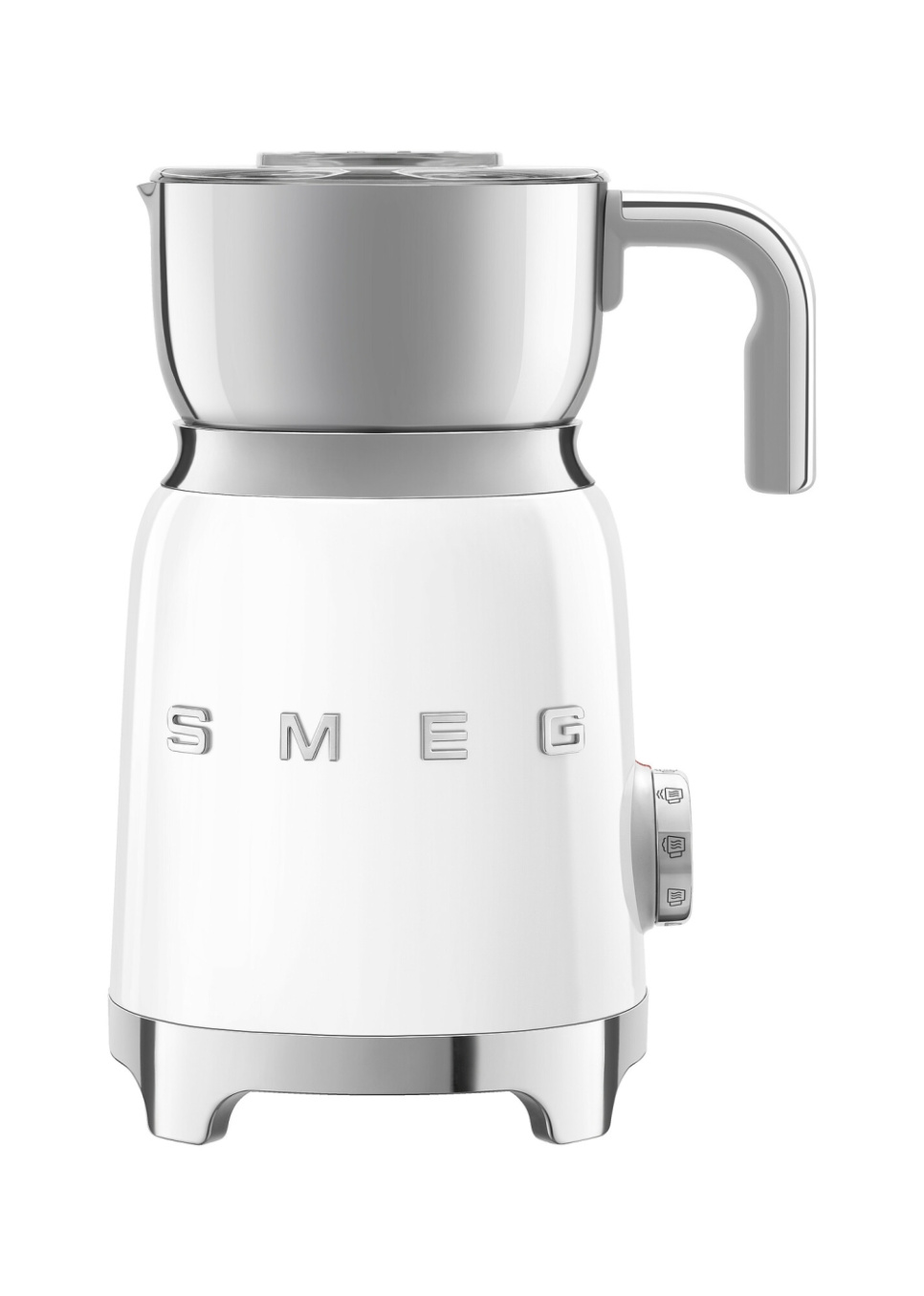 Mjölkskummare, Vit - Smeg i gruppen Te & Kaffe / Kaffetillbehör / Mjölkskummare hos The Kitchen Lab (1984-24971)