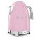 Vattenkokare med temperaturinställning, Rosa - Smeg