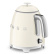 Vattenkokare, 0,8 L, Creme - Smeg