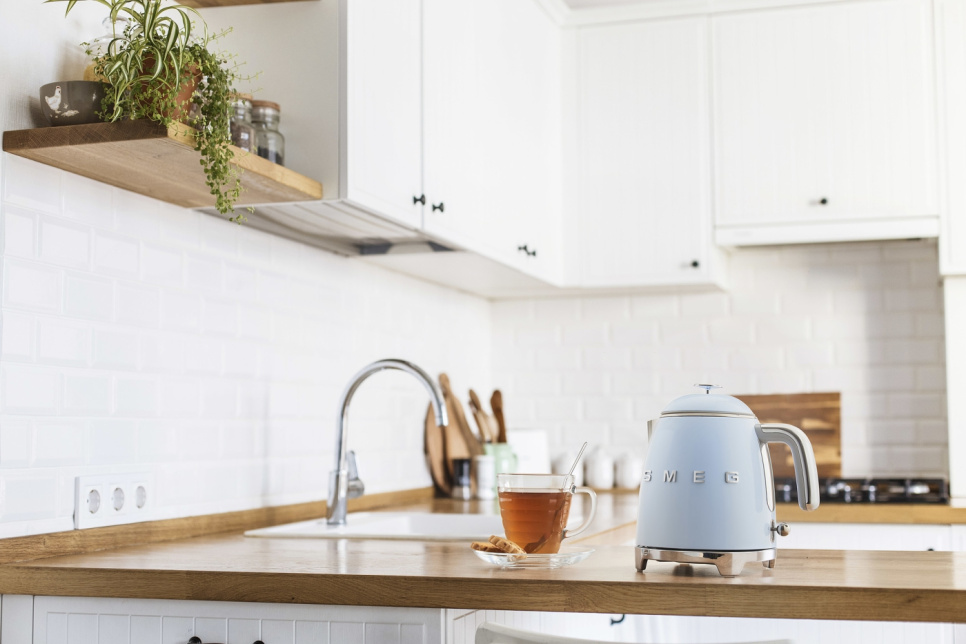 Vattenkokare, 0,8 L, Pastellblå - Smeg