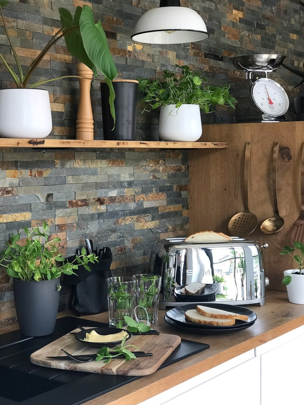 Brödrost, 4 skivor, Långa fack - Smeg - Rostfritt Stål